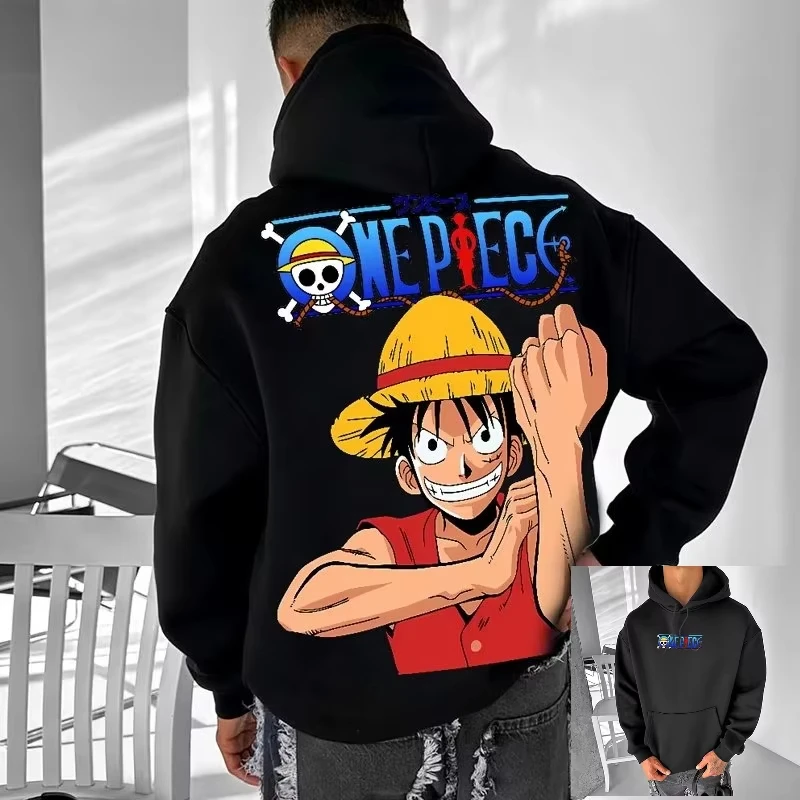 Autumn Winter Fleece Japan Anime One Piece Luffy Hoodie Men Women Hoodies Loose Sweatshirt Unisex Autumn Warm Casual
Autumn Winter Fleece Japan Anime One Piece Luffy Hoodie Men Women Hoodies Loose Sweatshirt Unisex Autumn Warm Casual
