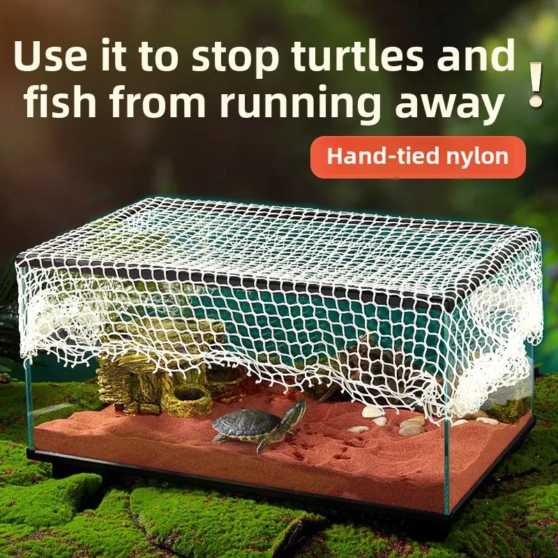 YEE Turtle Escape-Proof Net - Aquarium Top Cover for Tanks & Terrariums | Anti-Jump, Anti-Cat Mesh with Adjustable Clips
YEE Turtle Escape-Proof Net - Aquarium Top Cover for Tanks & Terrariums | Anti-Jump, Anti-Cat Mesh with Adjustable Clips