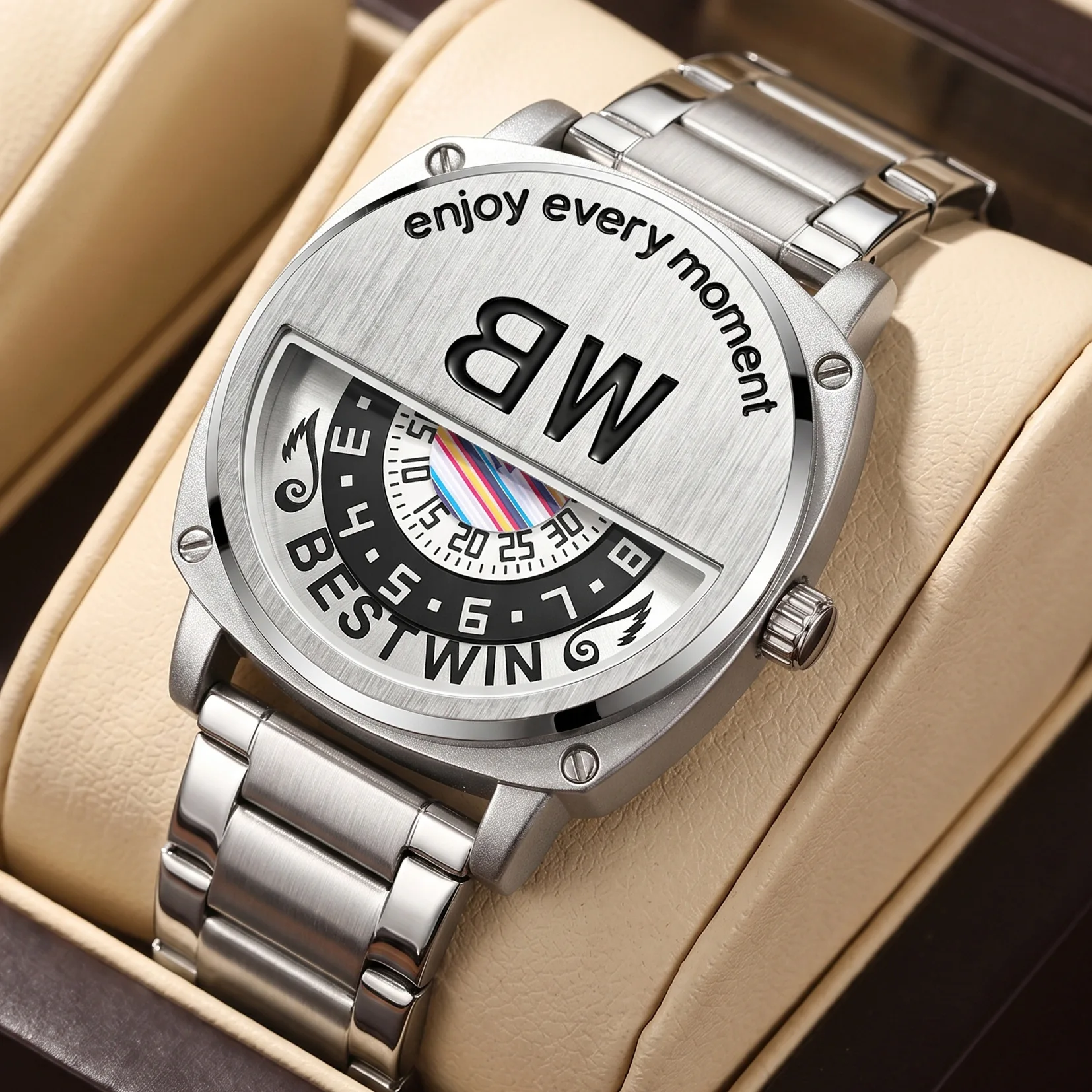 Creative Design Cyber Style Y2K Hot Selling High Quality Quartz Watch Men Personality Classic Steel Creativity Watch AAA Clcok
Creative Design Cyber Style Y2K Hot Selling High Quality Quartz Watch Men Personality Classic Steel Creativity Watch AAA Clcok