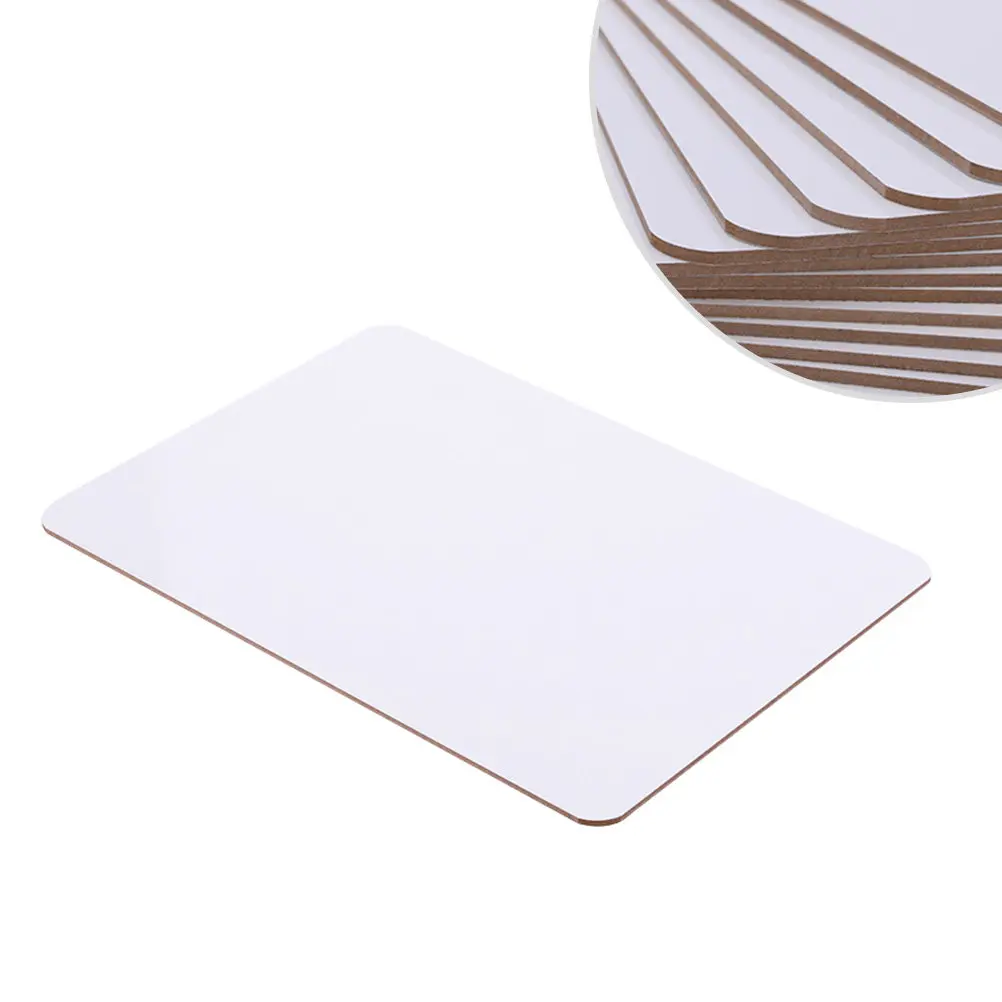 10Pcs Double-Sided Dry-Erase Lap Board A4 Size Portable Blank Whiteboard for Learning Teachers Classroom Home Office Study
10Pcs Double-Sided Dry-Erase Lap Board A4 Size Portable Blank Whiteboard for Learning Teachers Classroom Home Office Study