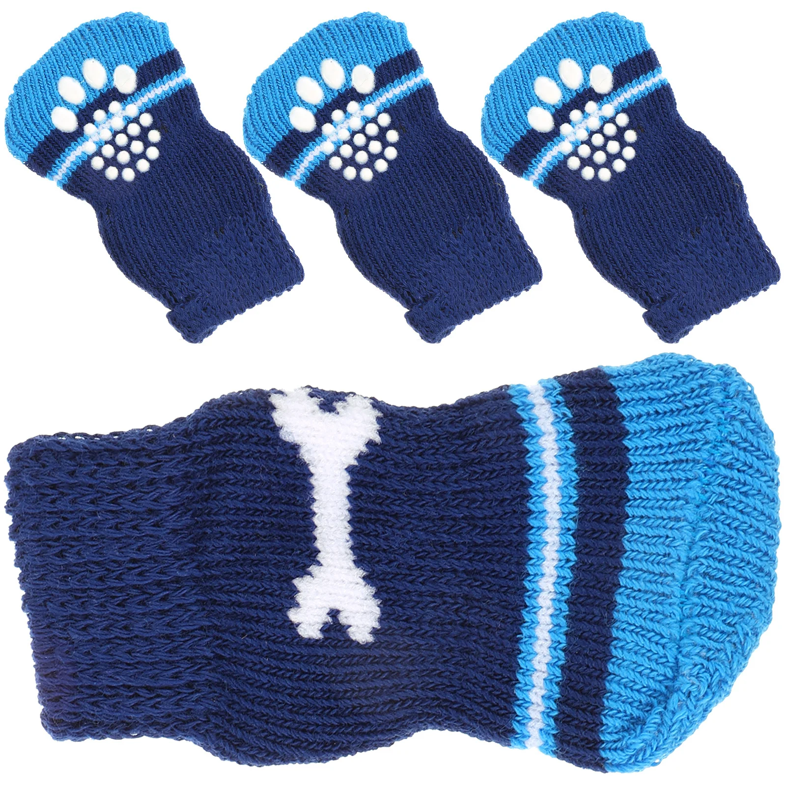 2Pairs Anti-Slip Dog Socks Soft Cotton Socks for Dogs Small Size Non-Slip Sole Paw Protector Warm Reusable Pet Footwear for Cold
2Pairs Anti-Slip Dog Socks Soft Cotton Socks for Dogs Small Size Non-Slip Sole Paw Protector Warm Reusable Pet Footwear for Cold