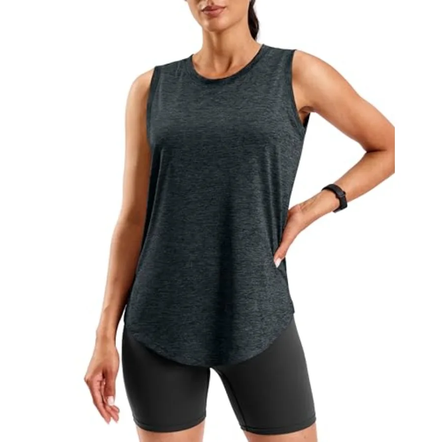 SANTINY Women's Lightweight Long Workout Tops Sleeveless Tennis Gym Yoga Shirts Athletic Running Tank Top for Women Loose Fit
SANTINY Women's Lightweight Long Workout Tops Sleeveless Tennis Gym Yoga Shirts Athletic Running Tank Top for Women Loose Fit