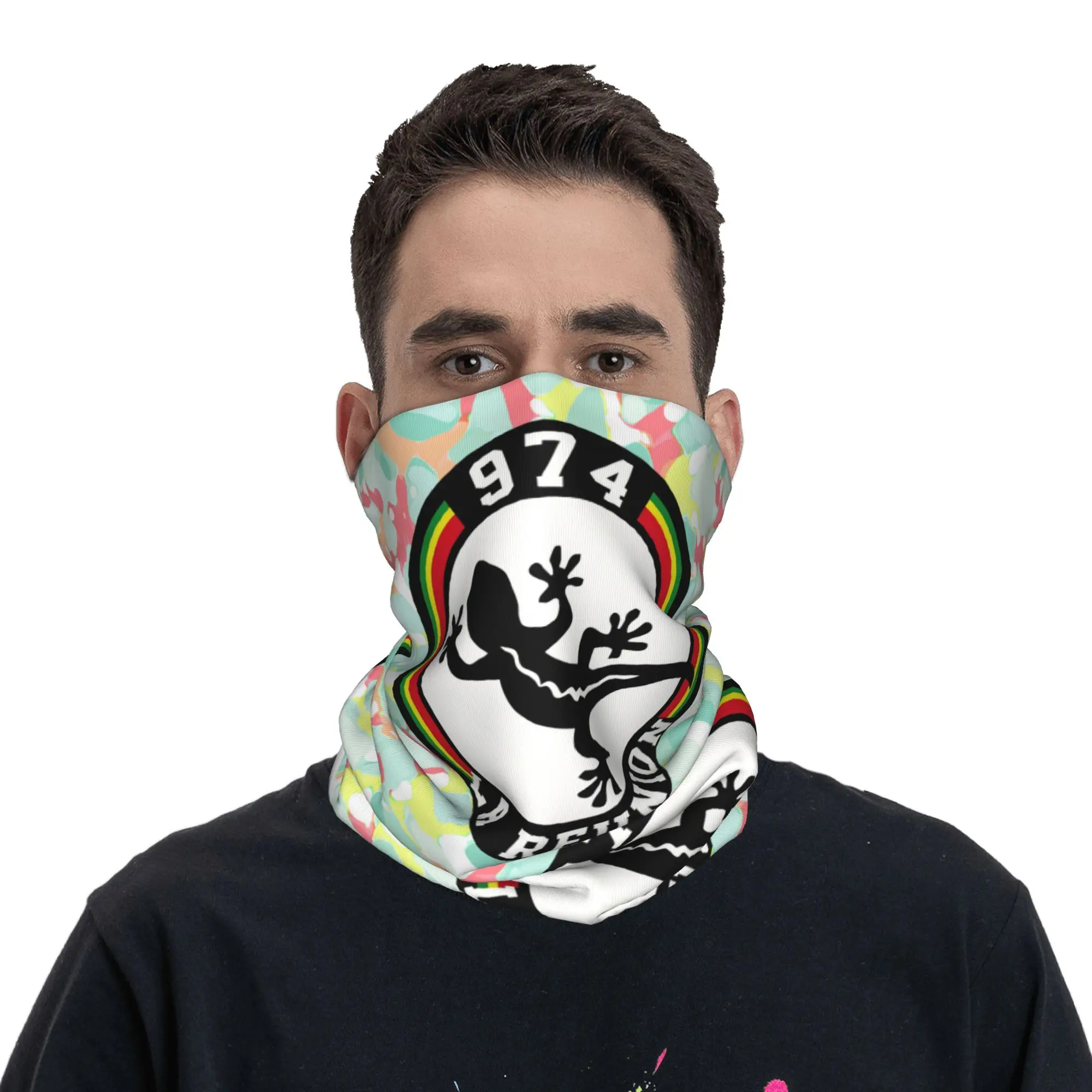 Custom 974 Reunion Island Bandana Neck Gaiter UV Protection Face Scarf Cover Men Women Camo Headwear Tube Balaclava
Custom 974 Reunion Island Bandana Neck Gaiter UV Protection Face Scarf Cover Men Women Camo Headwear Tube Balaclava