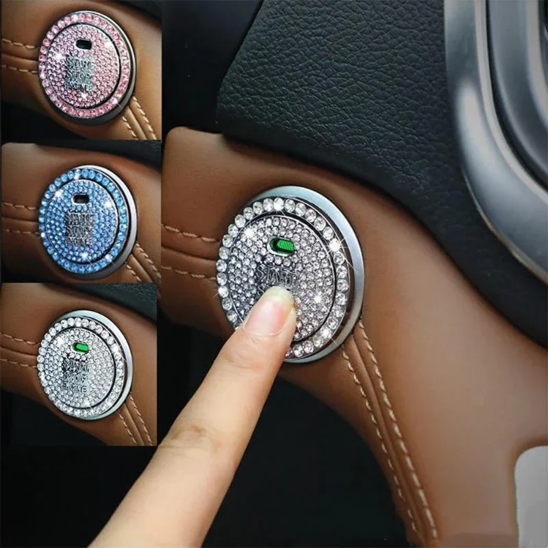 Car One-click Start Button Interior Engine Ignition Start Stop Button Protective Cover Crystal Decoration Car Accessories amagi
Car One-click Start Button Interior Engine Ignition Start Stop Button Protective Cover Crystal Decoration Car Accessories amagi
