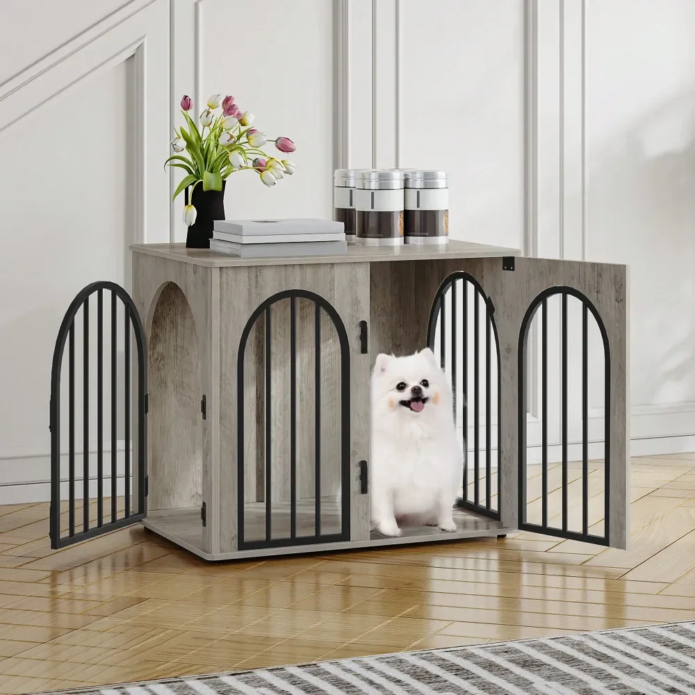 26.8 31.5 L Wooden Dog Crate Furniture, Indoor Dog Kennel Dogs Cage For Small Dogs, Heavy Duty Dog Crates Decorative Pet House
26.8 31.5 L Wooden Dog Crate Furniture, Indoor Dog Kennel Dogs Cage For Small Dogs, Heavy Duty Dog Crates Decorative Pet House