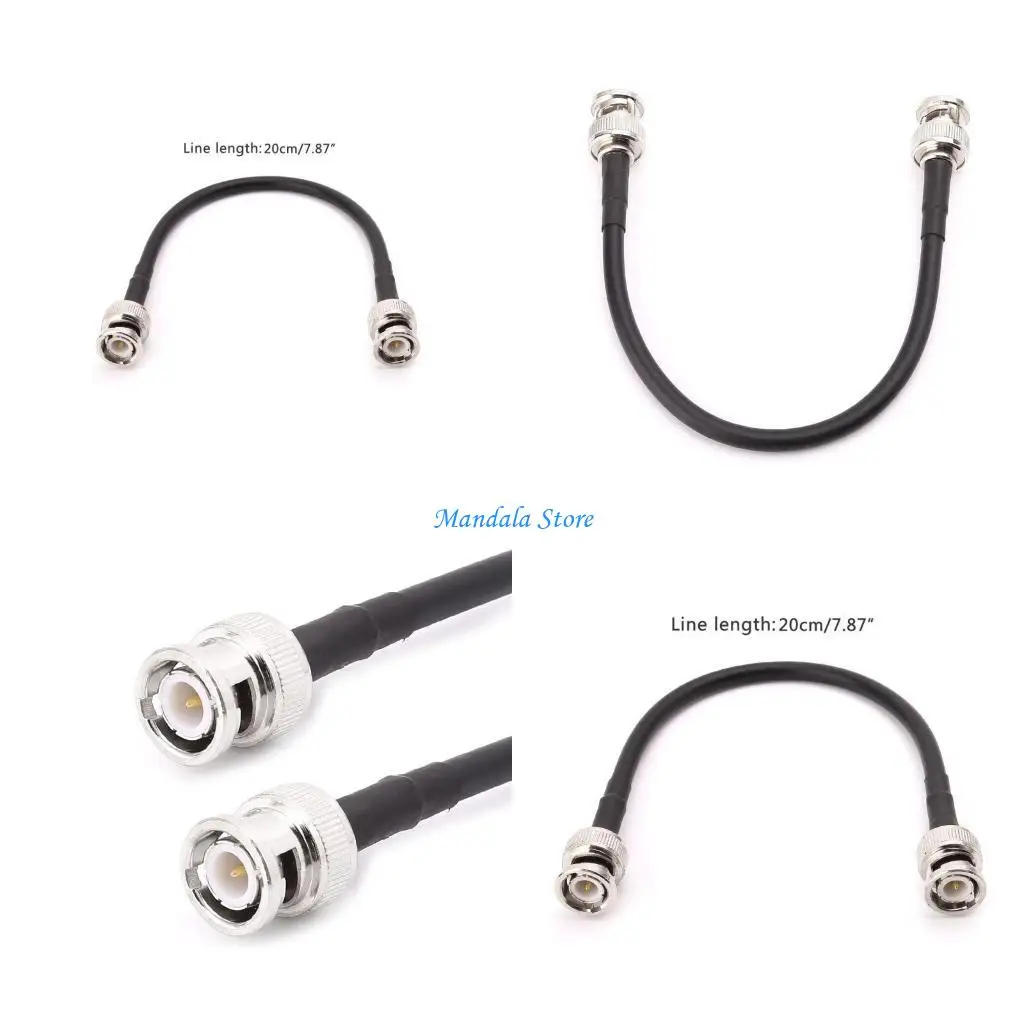U2JC BNC Male To BNC Male RG58 Pigtail Cable 20cm Connector Crimp Coax Cables
U2JC BNC Male To BNC Male RG58 Pigtail Cable 20cm Connector Crimp Coax Cables