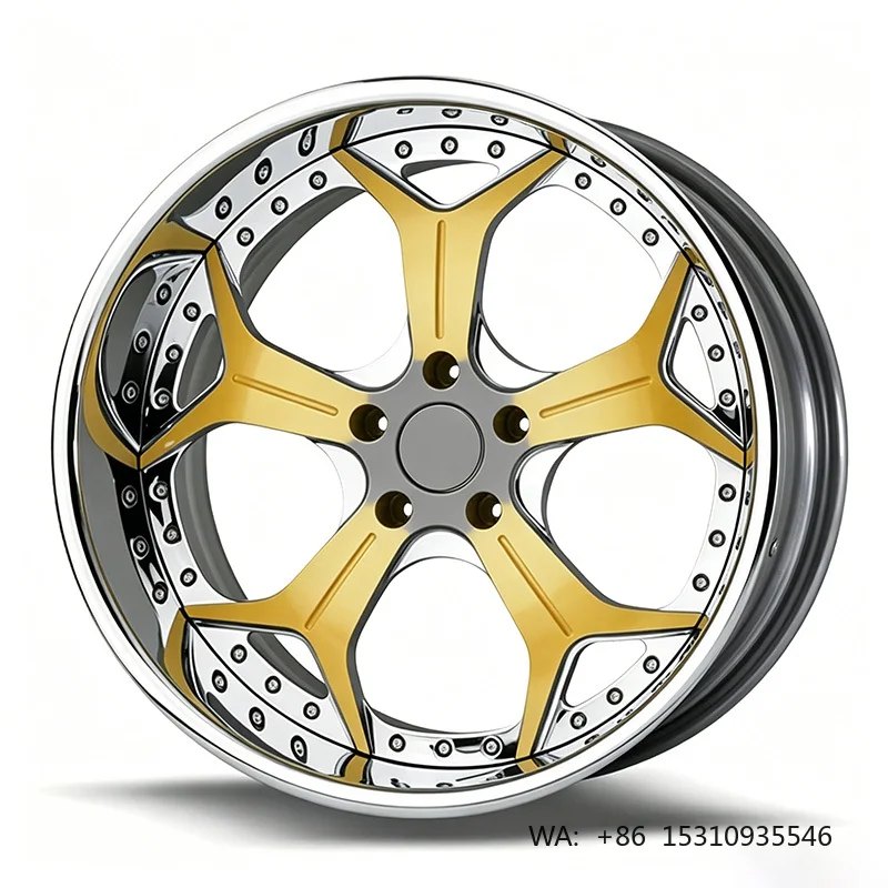 Factory 2 Piece Forged Alloy Rims 17-26 Inch 5-Spoke Custom 5x130 5x120 Passenger Car Universal Tuning Wheels
Factory 2 Piece Forged Alloy Rims 17-26 Inch 5-Spoke Custom 5x130 5x120 Passenger Car Universal Tuning Wheels