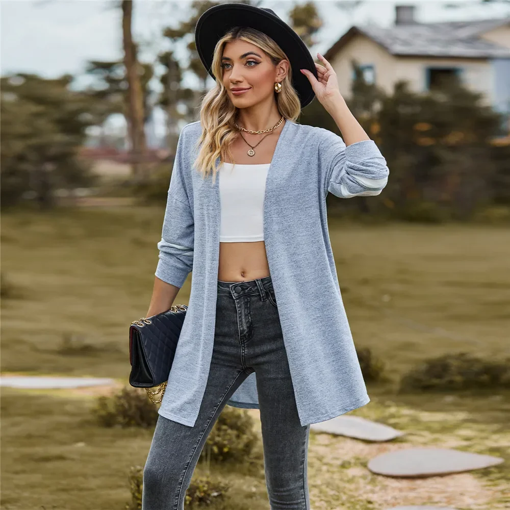 Women's Sweater Pink Khaki Korean Popular Clothes Knit Cardigan for Women Knitwears Long Sleeve Top Open Stitch Woman Clothing
Women's Sweater Pink Khaki Korean Popular Clothes Knit Cardigan for Women Knitwears Long Sleeve Top Open Stitch Woman Clothing