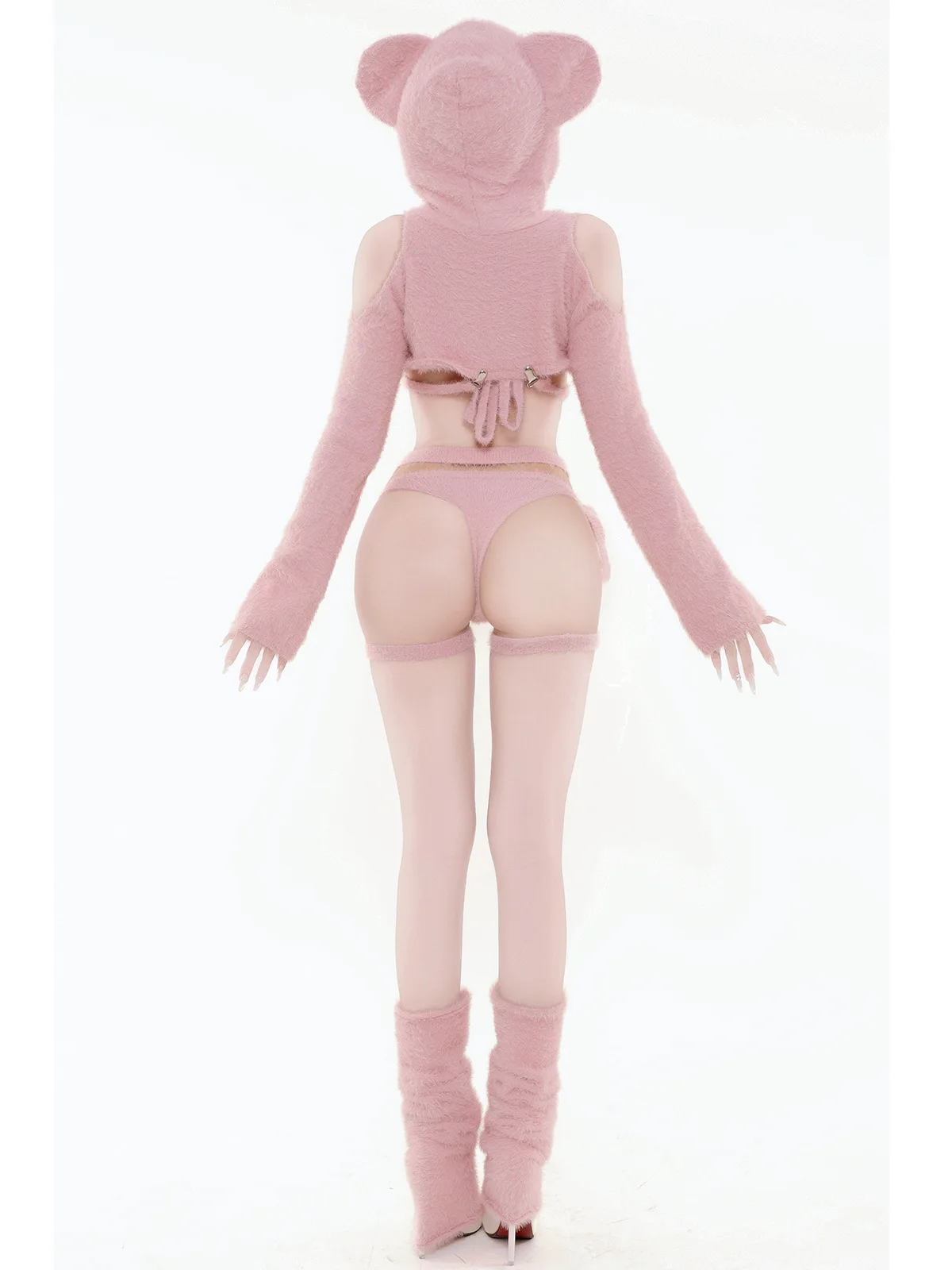 Новый аниме косплей медведь с капюшоном пушистый милый свитер розовая форма бикини сексуальные пижамы для девочек женщина Хэллоуин Рождество индивидуальный заказ 
Новый аниме косплей медведь с капюшоном пушистый милый свитер розовая форма бикини сексуальные пижамы для девочек женщина Хэллоуин Рождество индивидуальный заказ