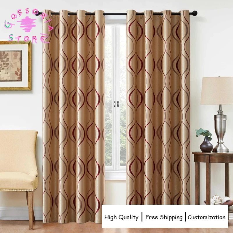 Sample Custom European Style Jacquard Blackout Curtains for Living Dining Room Bedroom Custom Size
Sample Custom European Style Jacquard Blackout Curtains for Living Dining Room Bedroom Custom Size