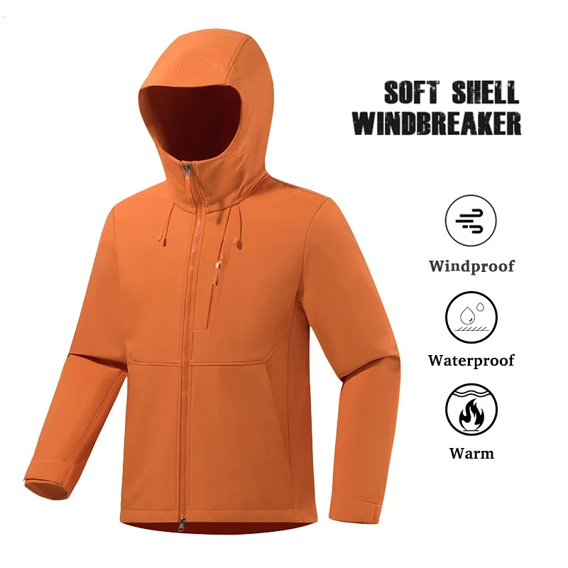 Waterproof Windproof Fleece Lined Softshell Jacket Unisex Warm Outerwear Outdoor Hiking Climbing Travel Coat
Waterproof Windproof Fleece Lined Softshell Jacket Unisex Warm Outerwear Outdoor Hiking Climbing Travel Coat