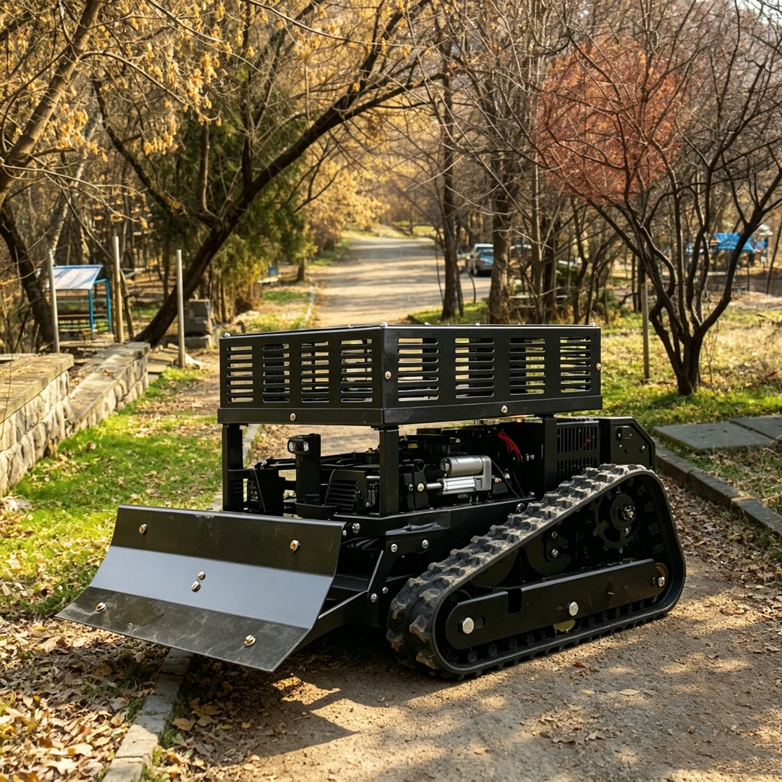 Customized lawn mower with 4-stroke engine and commercial tracked slope lawn mower for industrial landscape beautification
Customized lawn mower with 4-stroke engine and commercial tracked slope lawn mower for industrial landscape beautification