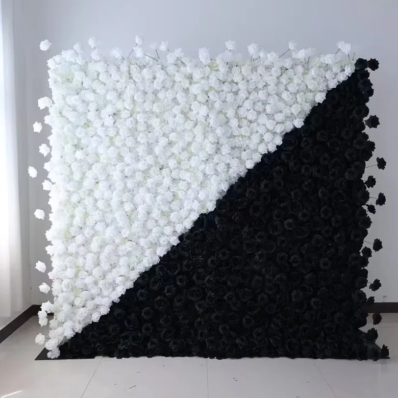 Fabric Roll Up White Black Artificial Floral Wall Wedding Handhold Flower Rose Wall Flower Ins Style Backdrop
Fabric Roll Up White Black Artificial Floral Wall Wedding Handhold Flower Rose Wall Flower Ins Style Backdrop