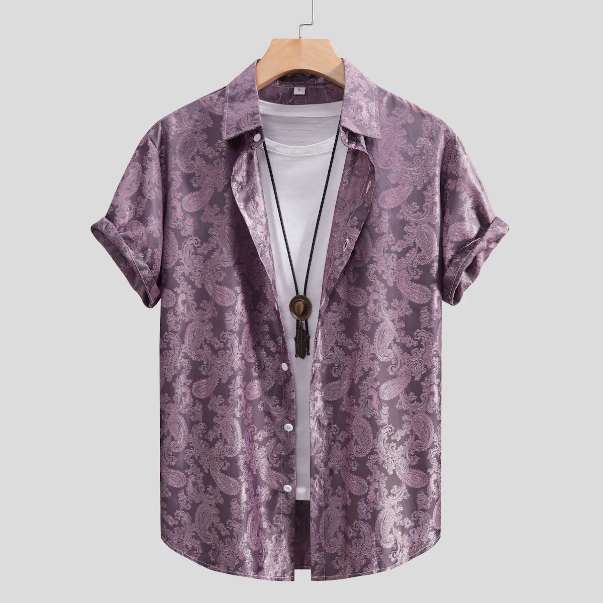 New Men's Casual Jacquard Fabric Short Sweed Shirt Non-Shrinkage Other Material 100% Spring 2024 Other Style Other Pattern
New Men's Casual Jacquard Fabric Short Sweed Shirt Non-Shrinkage Other Material 100% Spring 2024 Other Style Other Pattern