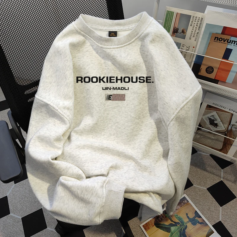 Loose Fit American Retro Crew Ne Sweatirt Men's Faion Spring Autumn New Korean Sle 300 Pou Trendy Top Sweatirt
Loose Fit American Retro Crew Ne Sweatirt Men's Faion Spring Autumn New Korean Sle 300 Pou Trendy Top Sweatirt