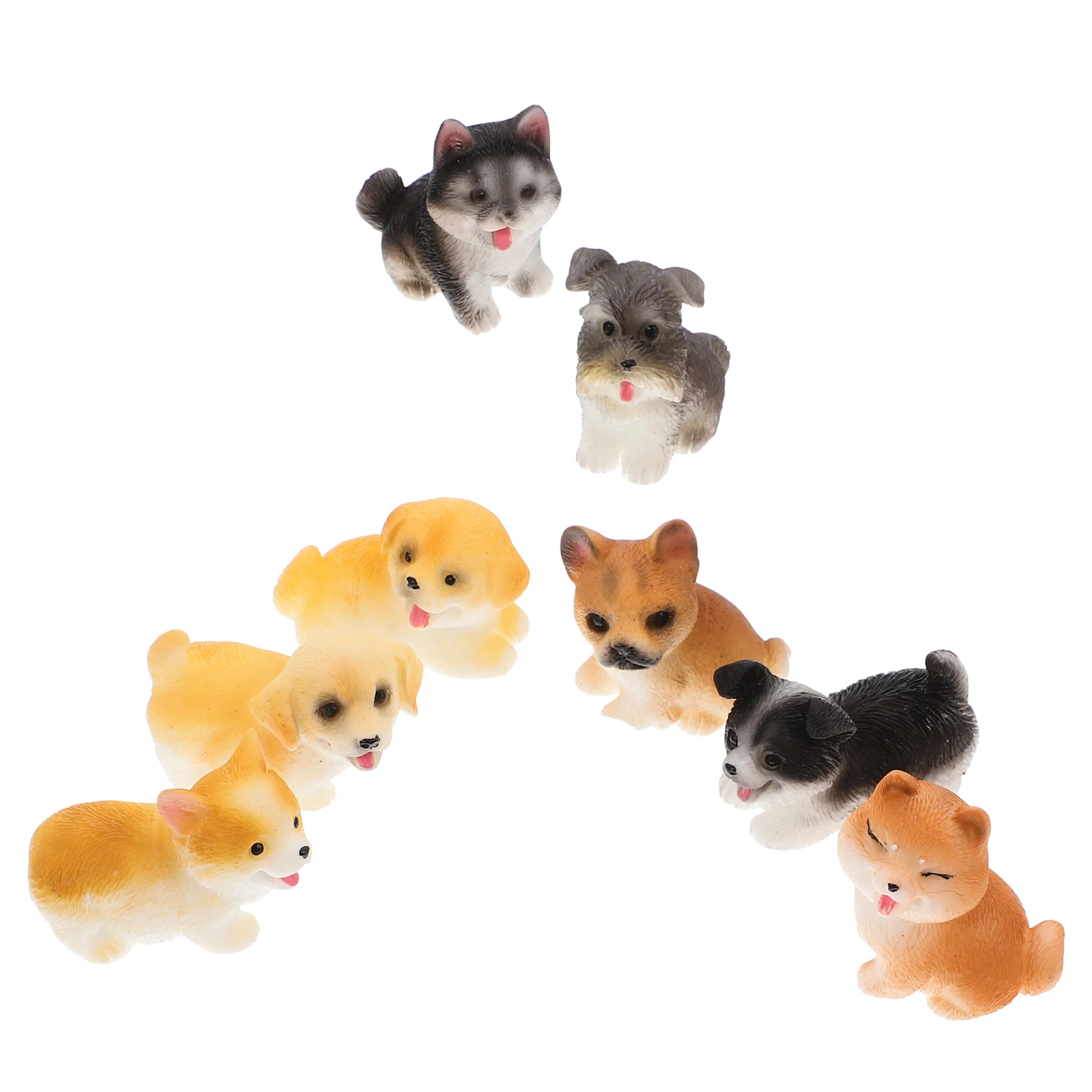 8 Pcs Dog Figurines Resin Small Mini Dog Figurines Animal Sculptures Cute Desktop Decorations Puppy Figures for Garden
8 Pcs Dog Figurines Resin Small Mini Dog Figurines Animal Sculptures Cute Desktop Decorations Puppy Figures for Garden