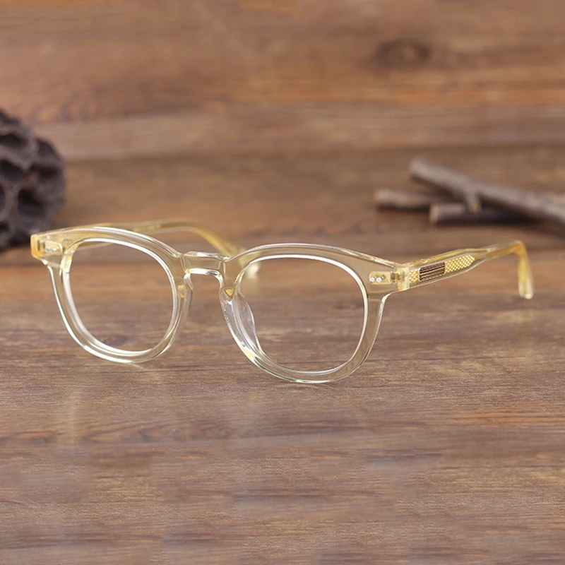 Japanese Classic Retro Square Glasses Frame Men High-end Quality Vintage Acetate Eyeglasses Women Handmade Trendy Eyewear Male
Japanese Classic Retro Square Glasses Frame Men High-end Quality Vintage Acetate Eyeglasses Women Handmade Trendy Eyewear Male