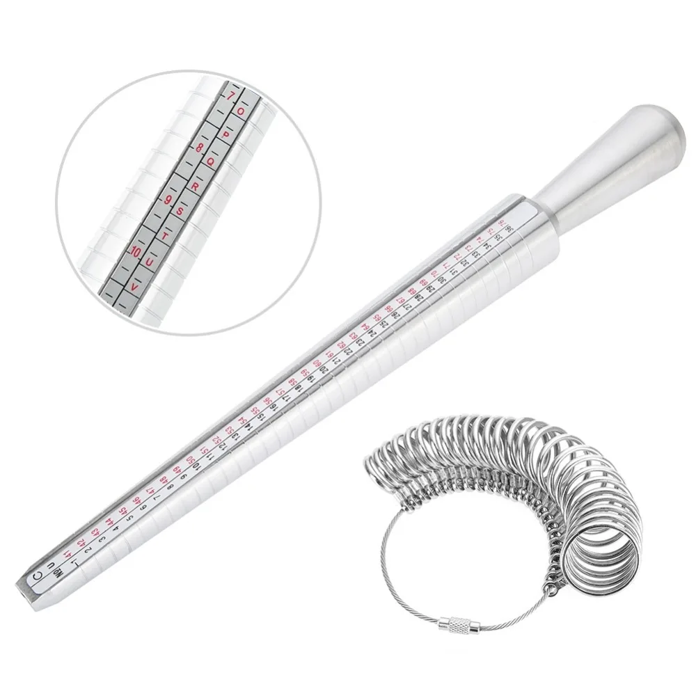 Metal Construction Ring Mandrel Stick Dual Measurement UK Size Measurement Jewelry Measuring Tool Finger Measure Tool
Metal Construction Ring Mandrel Stick Dual Measurement UK Size Measurement Jewelry Measuring Tool Finger Measure Tool
