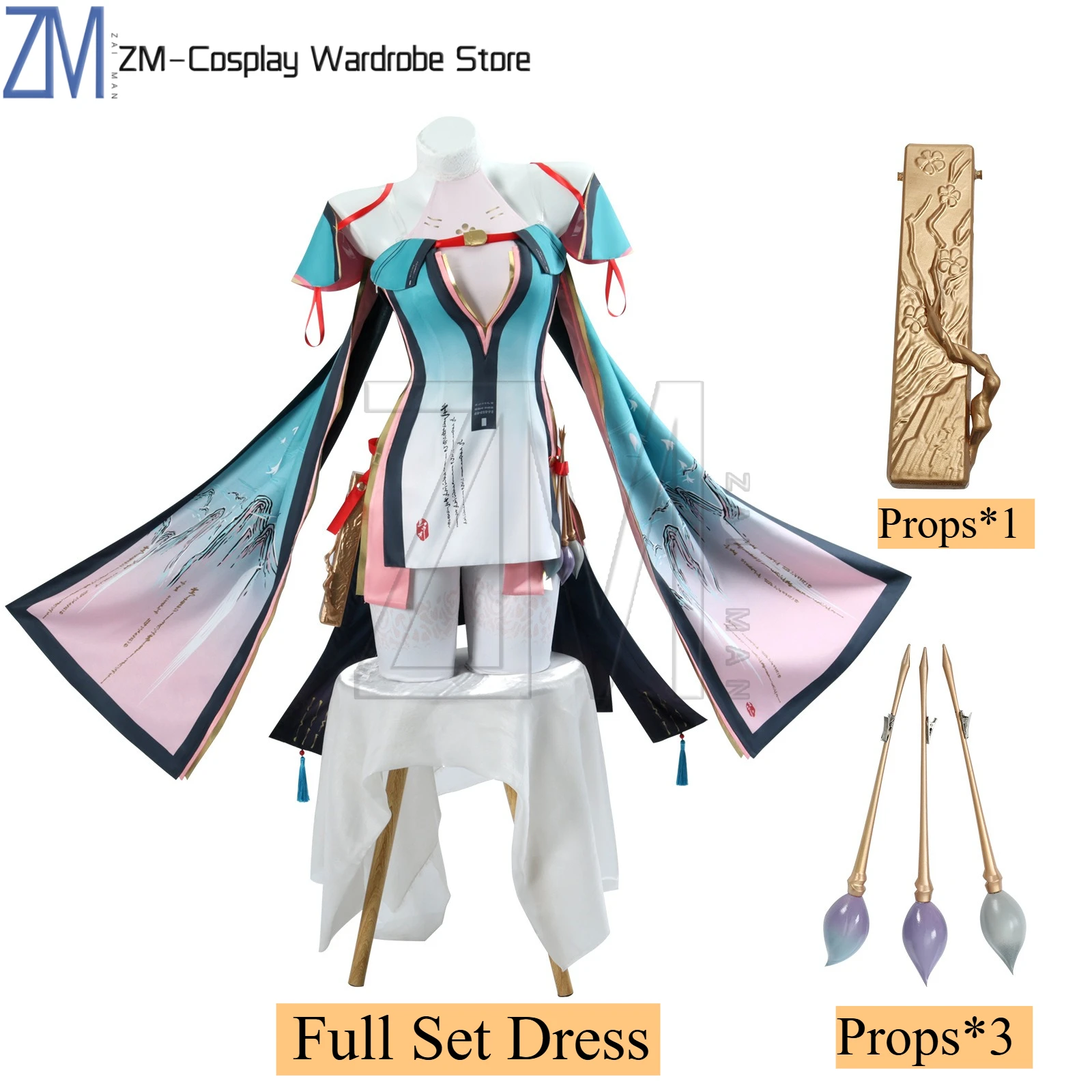Game Wuthering Waves Cosplay Costume Zhezhi Dress For Women Uniform Comic Con Lolita Headwear Glasses Props Halloween Party
Game Wuthering Waves Cosplay Costume Zhezhi Dress For Women Uniform Comic Con Lolita Headwear Glasses Props Halloween Party