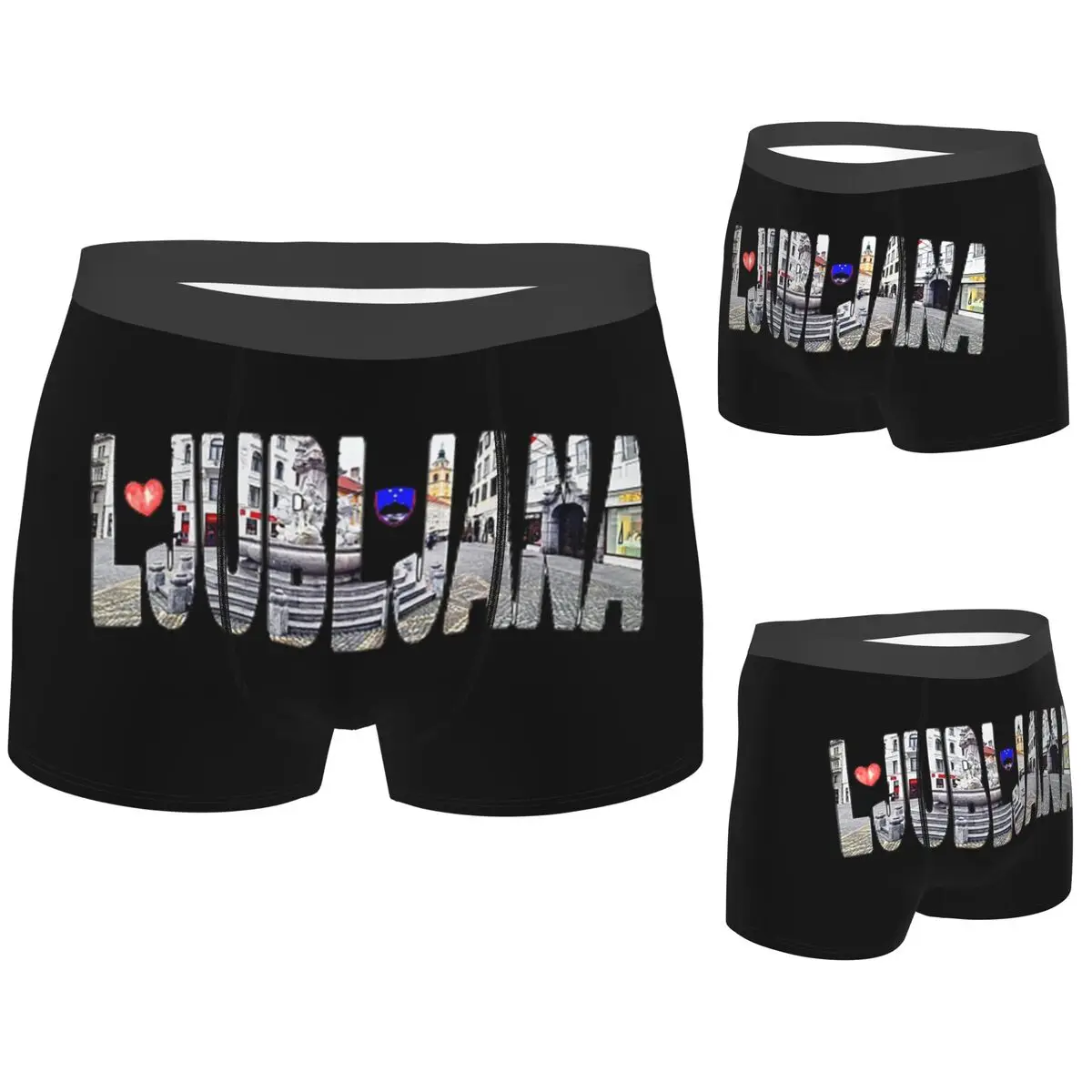 Boxer Underpants Shorts Ljublijana Robbov Vodnjak Fountain Mestni Trg Plaza Panties Men Breathable Underwear for Homme Man Gift
Boxer Underpants Shorts Ljublijana Robbov Vodnjak Fountain Mestni Trg Plaza Panties Men Breathable Underwear for Homme Man Gift