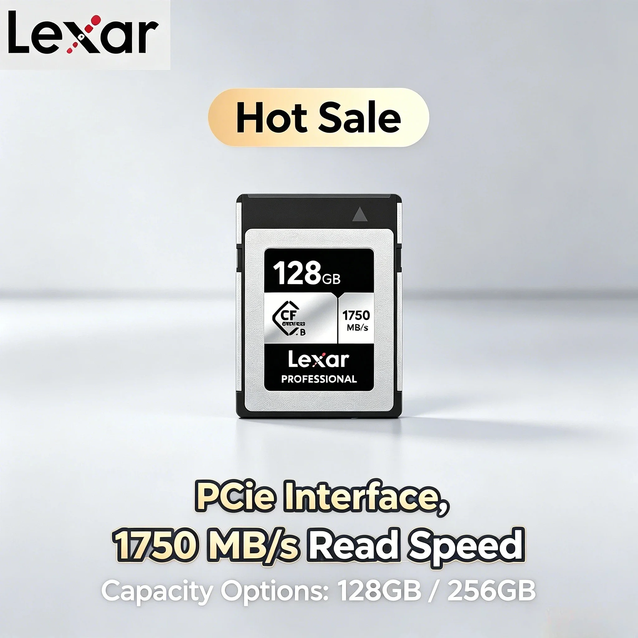 Lexar Original CFexpress Type B Memory Card 128GB 256GB 512GB Read 1750MB/s CF Express Type B Card Storage For 8K Camera Max Pro
Lexar Original CFexpress Type B Memory Card 128GB 256GB 512GB Read 1750MB/s CF Express Type B Card Storage For 8K Camera Max Pro
