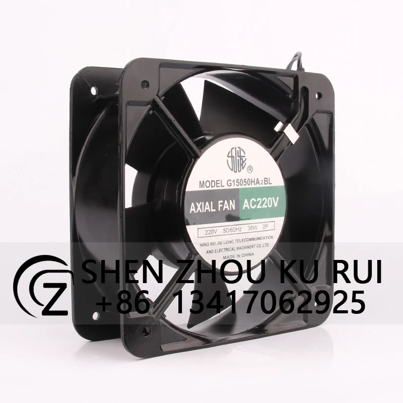 G15050HA2BL Case Cooling Fan for AXIAL FAN AC220V 0.22A EC AC 150x150x50mm 15CM 15050 Industrial Exhaust Centrifugal
G15050HA2BL Case Cooling Fan for AXIAL FAN AC220V 0.22A EC AC 150x150x50mm 15CM 15050 Industrial Exhaust Centrifugal