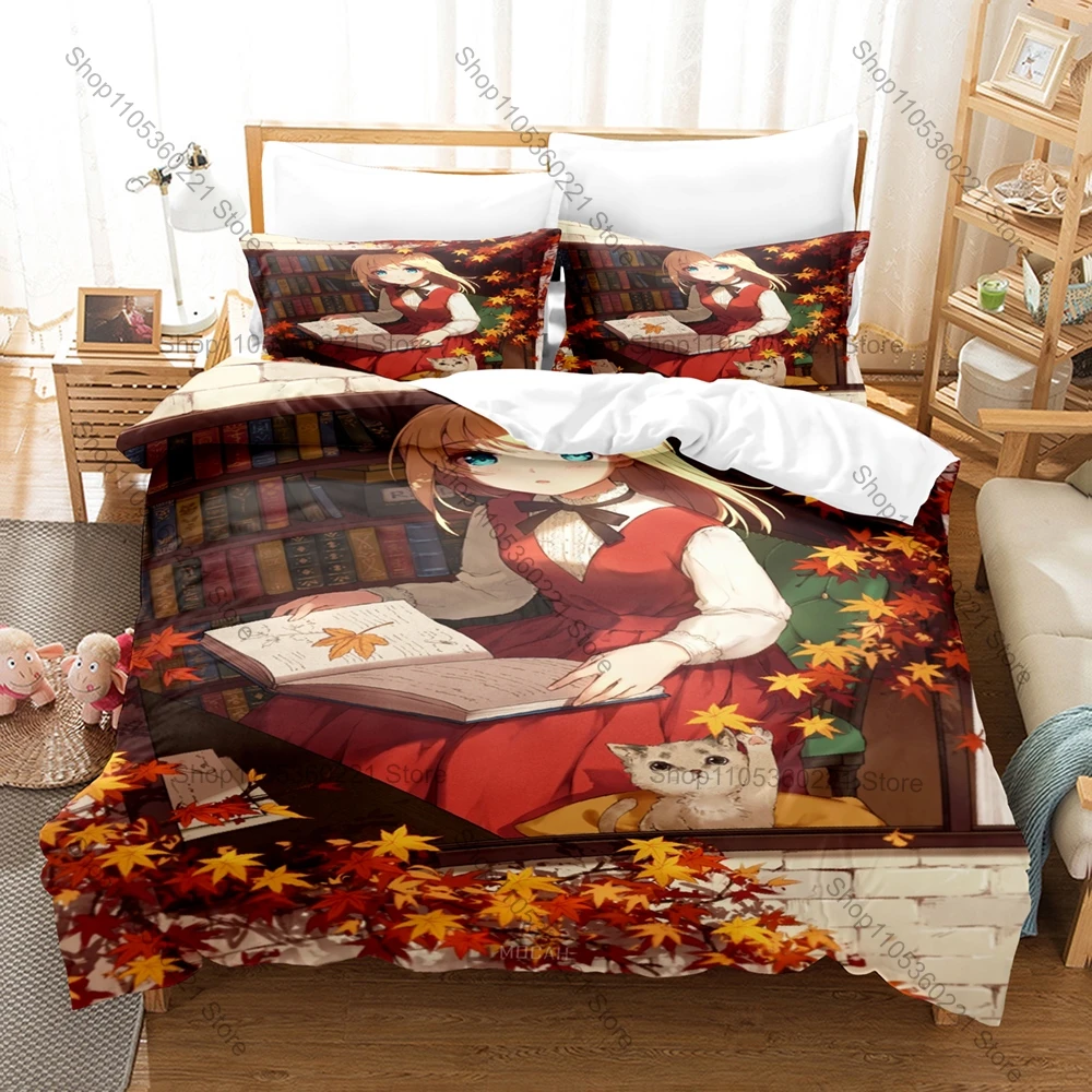 Soft Muted Pastel Abstract Library Reading Teen Girl Anime Style Line Sketch 3D Bedding Set Includes Duvet Cover + 2 Pillowcases
Soft Muted Pastel Abstract Library Reading Teen Girl Anime Style Line Sketch 3D Bedding Set Includes Duvet Cover + 2 Pillowcases
