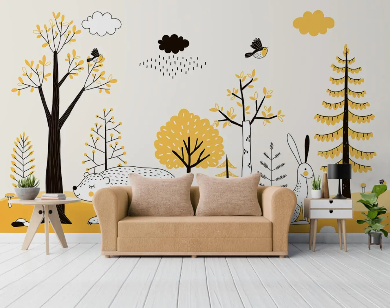 Custom 3d wallpaper cartoon forest animal Little bird children's room background wall decoration 3d wallpaper mural
Custom 3d wallpaper cartoon forest animal Little bird children's room background wall decoration 3d wallpaper mural