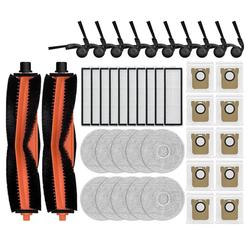 ABBZ-For Robot Vacuum H50 Pro/OV42GL Replacement Accessories Main Side Brush Mop Cloth HEPA Filter Dust Bag Spare Parts
ABBZ-For Robot Vacuum H50 Pro/OV42GL Replacement Accessories Main Side Brush Mop Cloth HEPA Filter Dust Bag Spare Parts