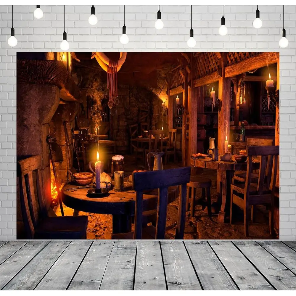 20x10t abric Medieval Tavern Backdrop or Photography Wooden Interior Candle Light ireplace Ancient Tavern Inn Bar Restaurant Bac
20x10t abric Medieval Tavern Backdrop or Photography Wooden Interior Candle Light ireplace Ancient Tavern Inn Bar Restaurant Bac