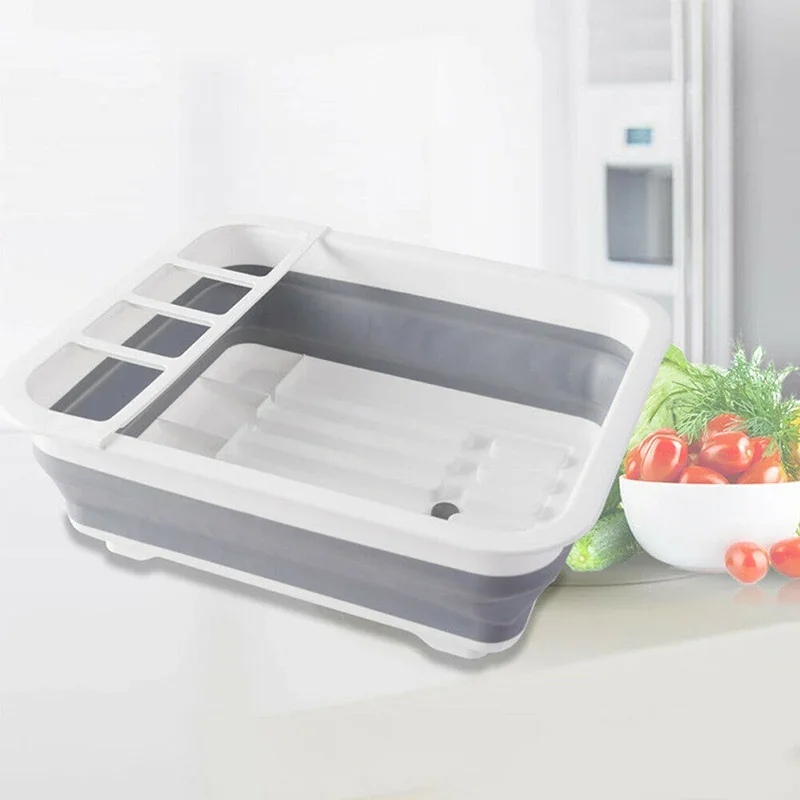 Dish Rack Set Dish Cutlery Cup Rack with Tray Steel Drain Portable Folding Drying Shelf Dish Rack Drainer Kitchen Accessories
Dish Rack Set Dish Cutlery Cup Rack with Tray Steel Drain Portable Folding Drying Shelf Dish Rack Drainer Kitchen Accessories