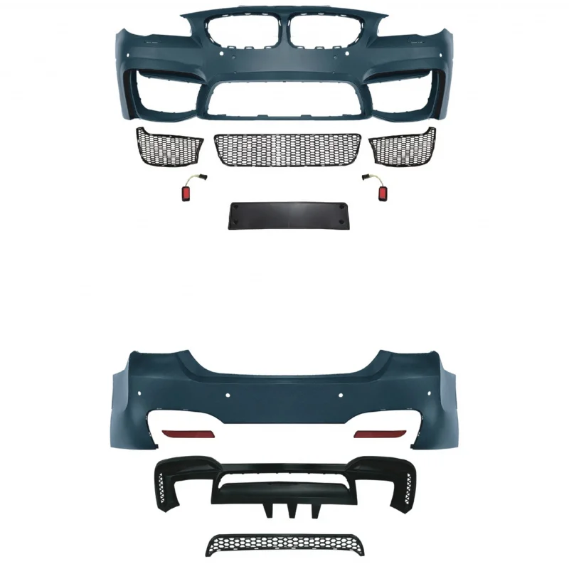 Suitable for BMW 5 Series F10 F18 2010-2017, M4 Style Full Body Kit, Front Rear Bumper with Side Skirts
Suitable for BMW 5 Series F10 F18 2010-2017, M4 Style Full Body Kit, Front Rear Bumper with Side Skirts