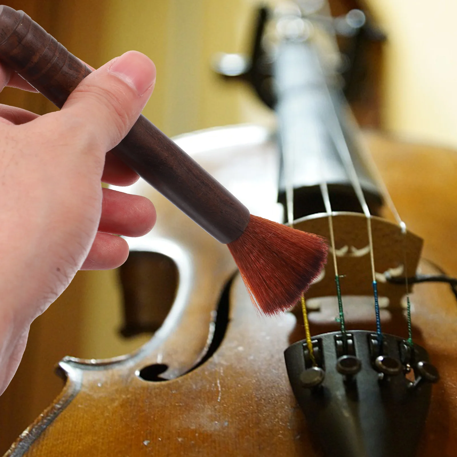 2 Pcs Clean Rosin Brush Cleaning Brushes Small Instrument Dust No Shedding Violin
2 Pcs Clean Rosin Brush Cleaning Brushes Small Instrument Dust No Shedding Violin