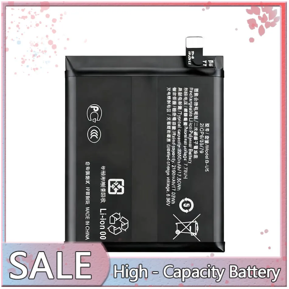 B-U5 2250Mah For Vivo X80 Durable Mobile Phone Battery Long-Lasting
B-U5 2250Mah For Vivo X80 Durable Mobile Phone Battery Long-Lasting