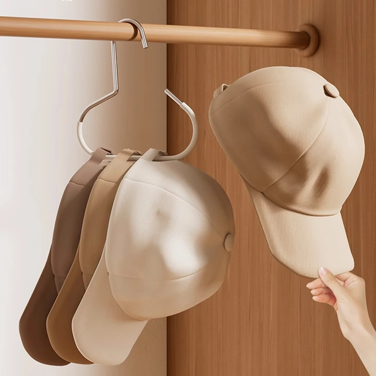 Hat Holder Cap Storage Hanger Space-Saving Cap Organizer with Hooks for Scarf Shawl Belt Sling Storage for Wardrobe Holder
Hat Holder Cap Storage Hanger Space-Saving Cap Organizer with Hooks for Scarf Shawl Belt Sling Storage for Wardrobe Holder