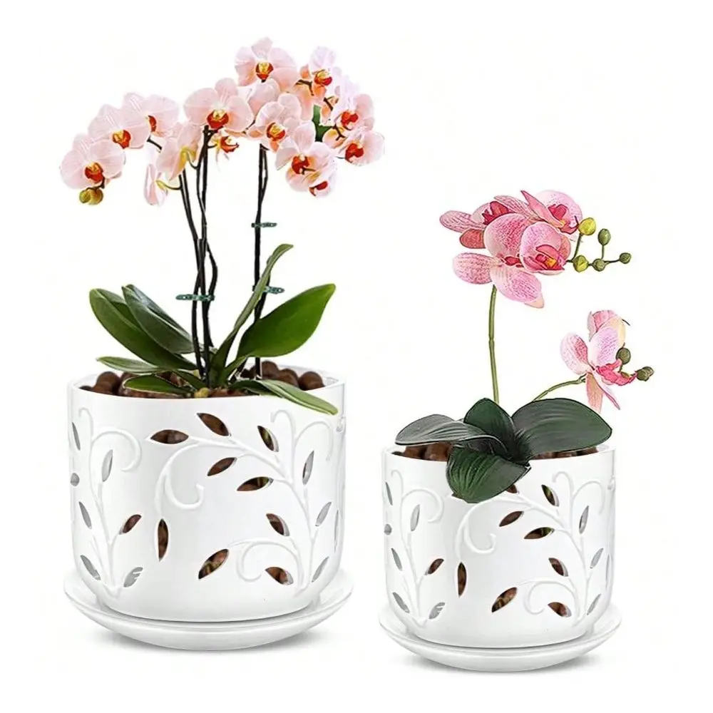 Pot With Holes, 56Inch Ceramic Plant Pots With Drainage Holes And Tray, Promoting Circulation And Drainage, IndoorOutdoor White
Pot With Holes, 56Inch Ceramic Plant Pots With Drainage Holes And Tray, Promoting Circulation And Drainage, IndoorOutdoor White