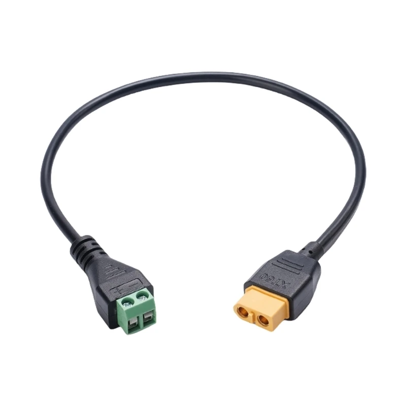 Q5WA XT60 Balanced Charging Adapter Female to 2-Pin Connectors with Screw Fixed Terminals for Easy Setups 30CM
Q5WA XT60 Balanced Charging Adapter Female to 2-Pin Connectors with Screw Fixed Terminals for Easy Setups 30CM