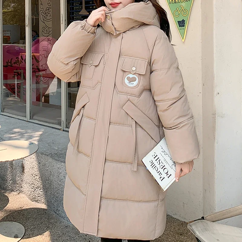 Elegant Winter Long Parkas Women Overcoats 2024 New in Coats Loose Thick Warm Lady Jackets Hooded
Elegant Winter Long Parkas Women Overcoats 2024 New in Coats Loose Thick Warm Lady Jackets Hooded