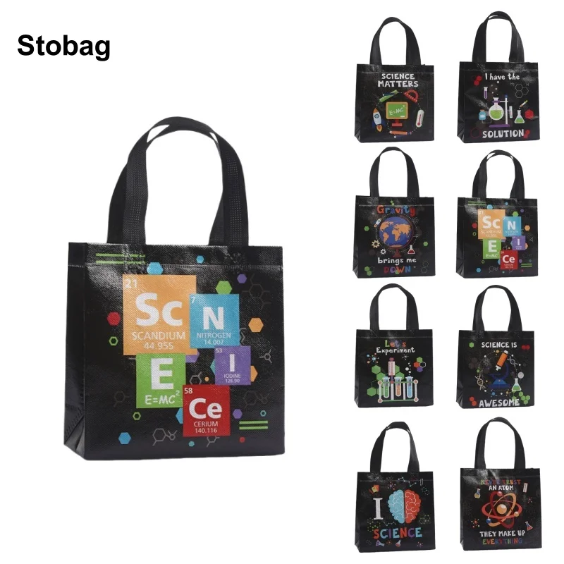 StoBag 8/20pcs Cartoon Science Subject Non-woven Tote Gift Bags Children's Candy Package Fabric Storage Reusable Pouch Party
StoBag 8/20pcs Cartoon Science Subject Non-woven Tote Gift Bags Children's Candy Package Fabric Storage Reusable Pouch Party