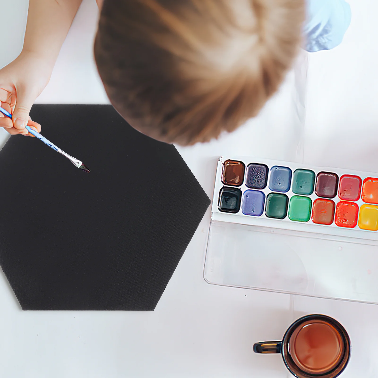 Art Board for Painting Blank Supplies Adults Canvas Panels Artist Hexagon Boards Black
Art Board for Painting Blank Supplies Adults Canvas Panels Artist Hexagon Boards Black