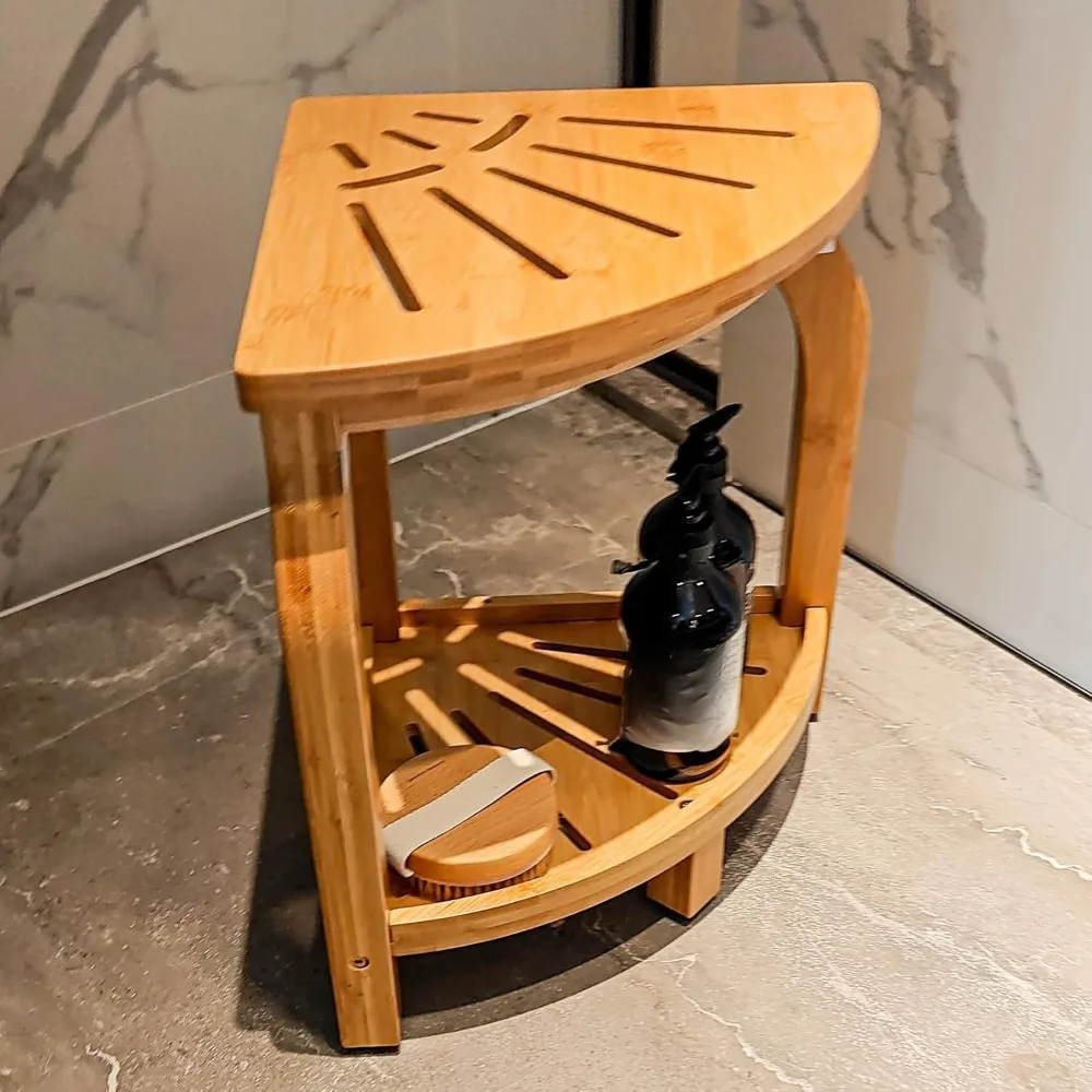 Living Room Sets Bamboo Shower Stool for Shaving Legs Waterproof Bath Bench Seat with Storage Shelf Foot Rest
Living Room Sets Bamboo Shower Stool for Shaving Legs Waterproof Bath Bench Seat with Storage Shelf Foot Rest
