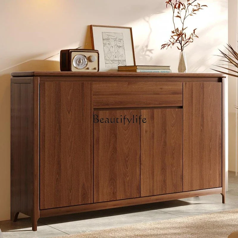 FG28New Chinese-style household large-capacity shoe cabinet entrance foyer entrance cabinet walnut multi-layer storage
FG28New Chinese-style household large-capacity shoe cabinet entrance foyer entrance cabinet walnut multi-layer storage