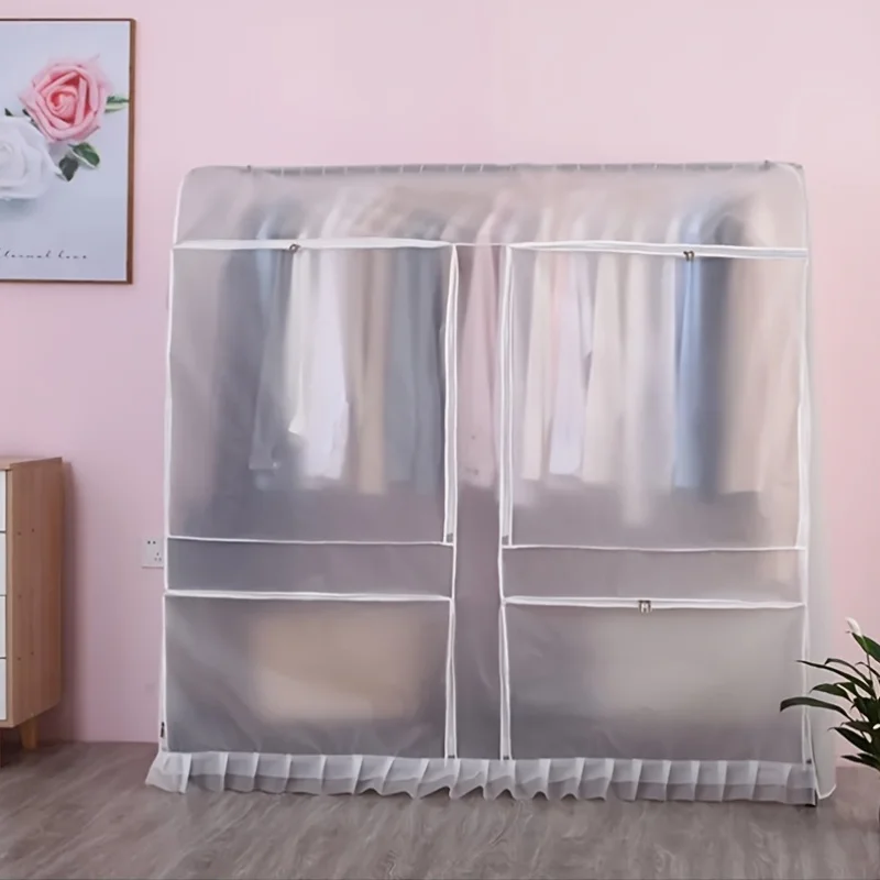 Водонепроницаемый напольный чехол для одежды большой вместимости, пылезащитный чехол для пальто и рубашек, прозрачный чехол для одежды для дома
Водонепроницаемый напольный чехол для одежды большой вместимости, пылезащитный чехол для пальто и рубашек, прозрачный чехол для одежды для дома