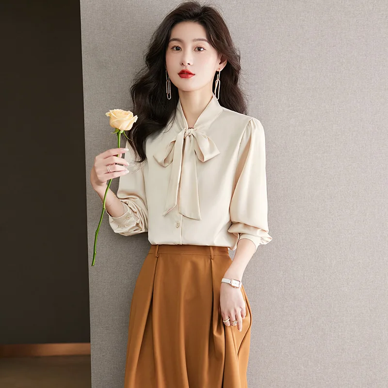 French Women's Spring Clothing 2025 New Loose Long-sleeved Lace-up Look Beautiful and Chic Small Shirt Temperament
French Women's Spring Clothing 2025 New Loose Long-sleeved Lace-up Look Beautiful and Chic Small Shirt Temperament