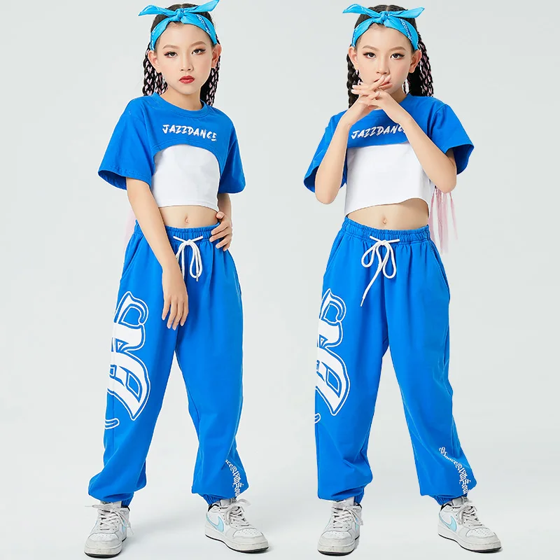 Kids Hip Hop Dance Clothes Blue Suit Street Dance Practice Wear Tops Pants Jazz Dance Performance Costume Kpop Outfit DL10279
Kids Hip Hop Dance Clothes Blue Suit Street Dance Practice Wear Tops Pants Jazz Dance Performance Costume Kpop Outfit DL10279