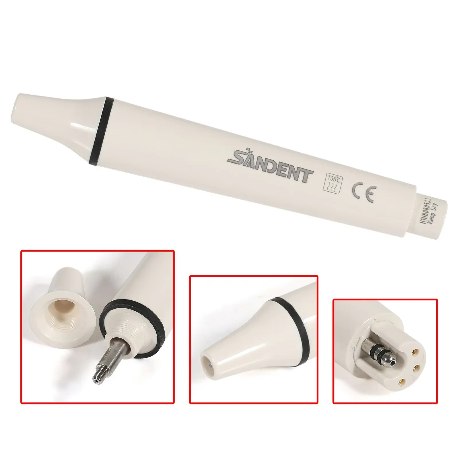 Dental Ultrasonic Piezo Scaler Handpiece For Woodpecker EMS Cavitron Detachable Clean Teeth
Dental Ultrasonic Piezo Scaler Handpiece For Woodpecker EMS Cavitron Detachable Clean Teeth