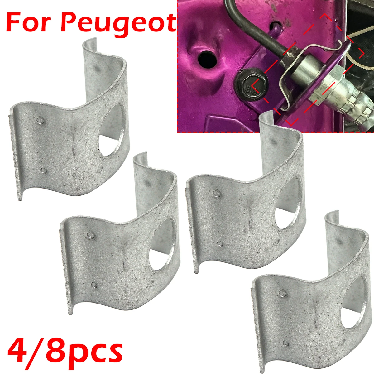For Peugeot 306 1992-2003 206 106 Car Brake Hose Line Fixing Securing Clips Bracket Retaining Rivets Spring Replace Accessories
For Peugeot 306 1992-2003 206 106 Car Brake Hose Line Fixing Securing Clips Bracket Retaining Rivets Spring Replace Accessories