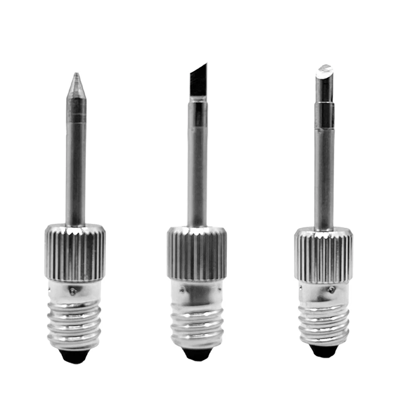 Hot 3Pcs USB Soldering Iron Head For E10 Interface Battery Soldering Iron Soldering Iron Head Threaded Soldering Iron Head
Hot 3Pcs USB Soldering Iron Head For E10 Interface Battery Soldering Iron Soldering Iron Head Threaded Soldering Iron Head