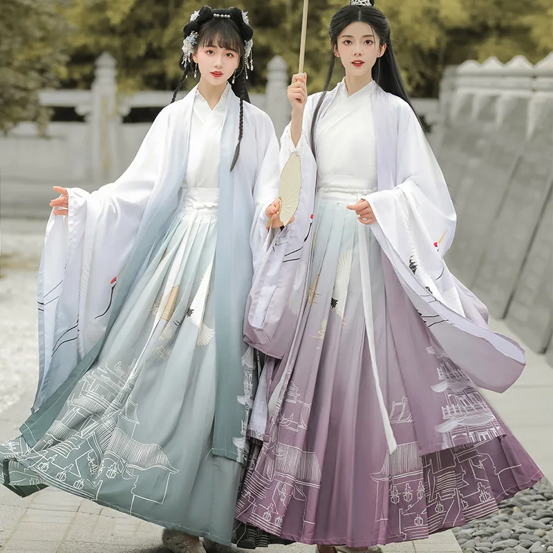 YJ23 Original Hanfu female Chinese wind big sleeve shirt collar waist skirt ancient male couple style spring and summer
YJ23 Original Hanfu female Chinese wind big sleeve shirt collar waist skirt ancient male couple style spring and summer