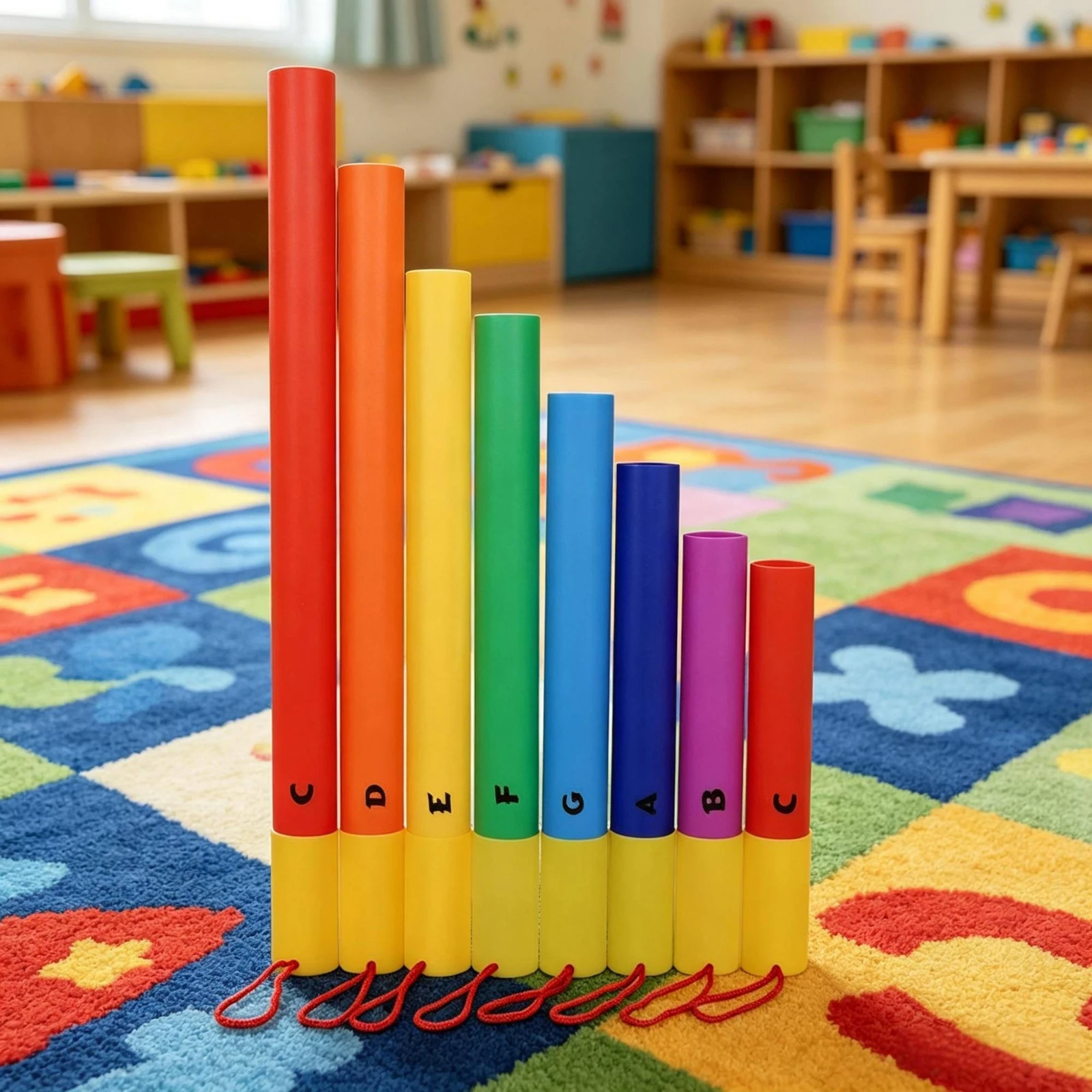 8 Pieces Rainbow Sound Tube Colorful Classroom Percussion Boomwhacker Tubes Music Tube Set Bright Colors Learning Toy Hand
8 Pieces Rainbow Sound Tube Colorful Classroom Percussion Boomwhacker Tubes Music Tube Set Bright Colors Learning Toy Hand
